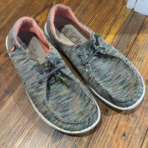 Women’s size 6 Heydudes - well worn